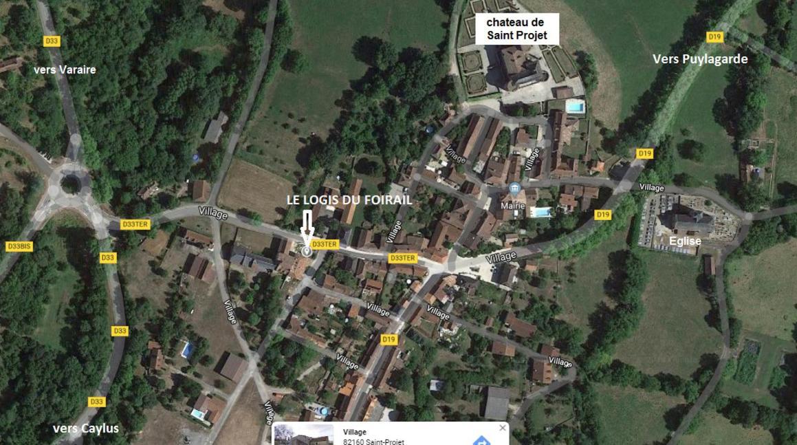 Le Logis Du Foirail Lägenhet Saint-Projet  Exteriör bild